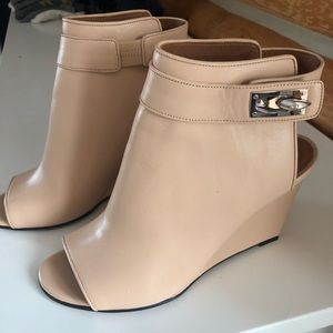 Givenchy wedge open toe booty